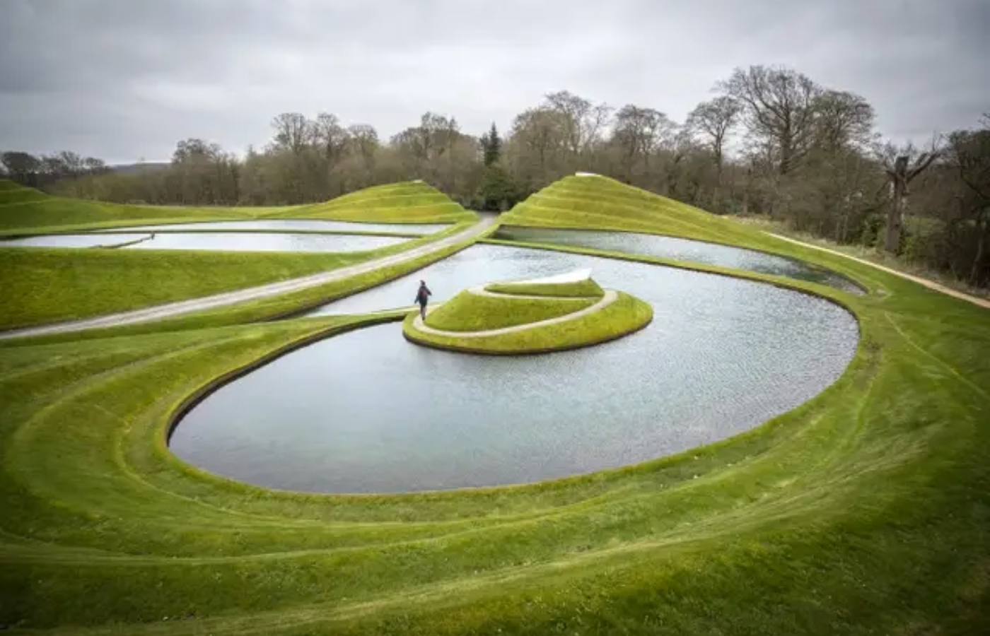 The exhibition is organised by Jupiter Artland, which has a large outdoor arts space near Edinburgh.