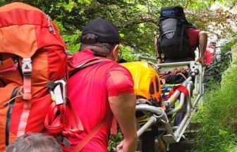 Walker stretchered off Ochil Hills and taken to hospital after suffering ‘serious injury’