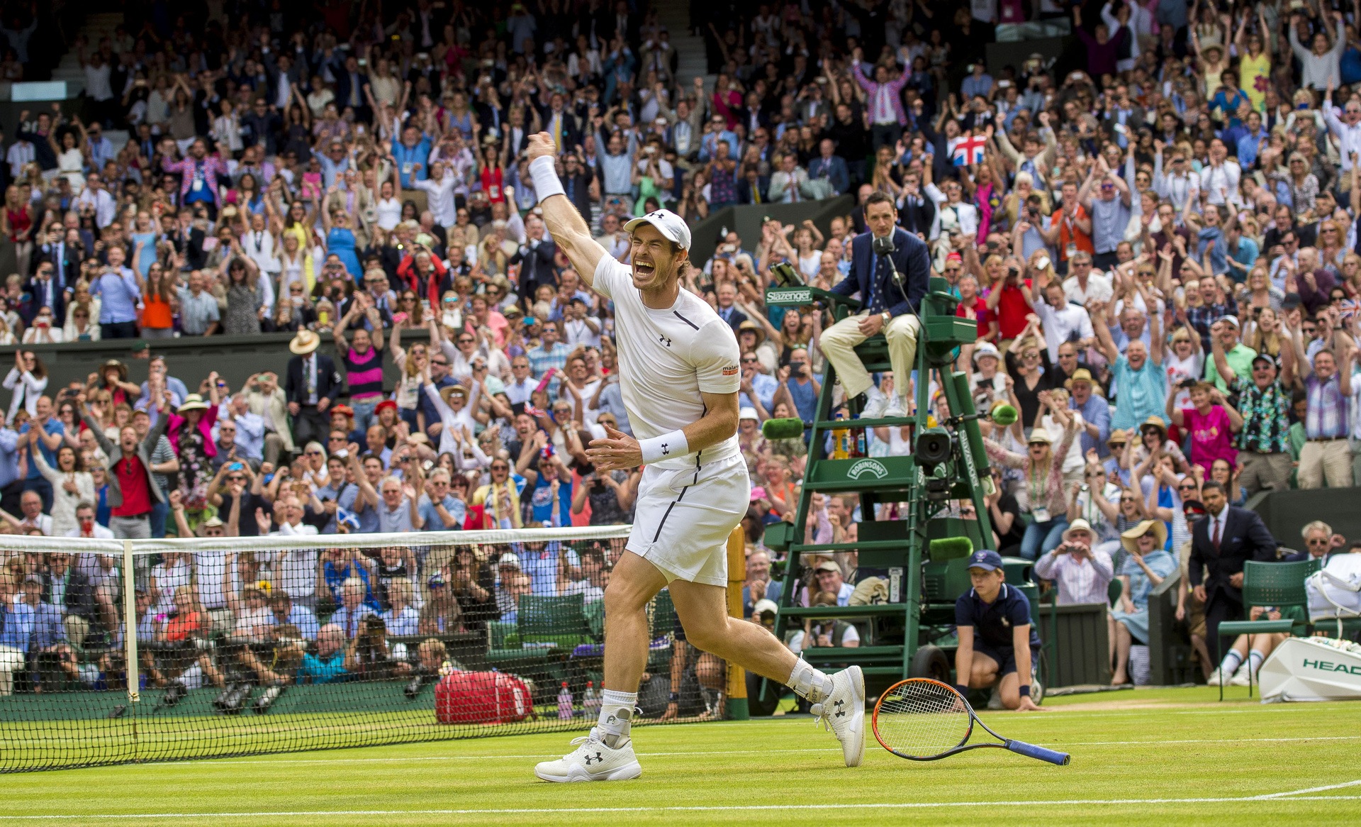 The 2016 Wimbledon Gentleman's Singles Winner Andy Murray