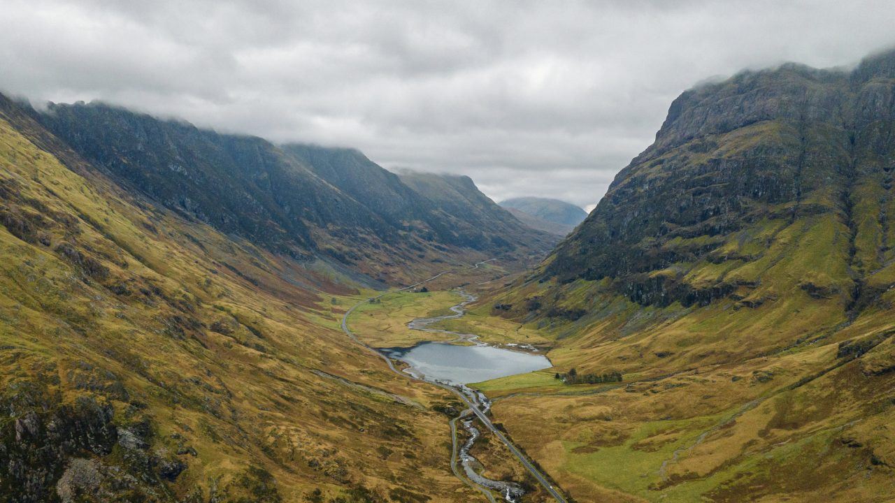 Road closed by police after two-car crash at popular Glencoe viewpoint