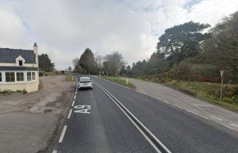 Drivers warned to avoid the area as A9 closed in both directions after crash near Trentham Hotel at Dornoch