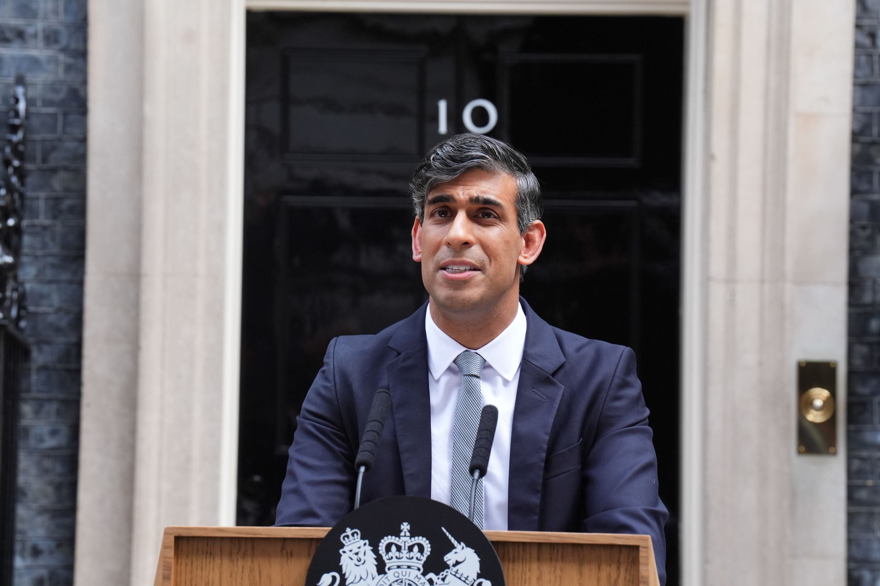 Rishi Sunak is to step down as Tory leader in the wake of the party’s General Election defeat, but will stay in post until a successor is found. (James Manning/PA) 