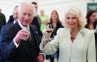 ‘That hit the spot’: King Charles and Queen Camilla enjoy vintage whisky at Edinburgh event