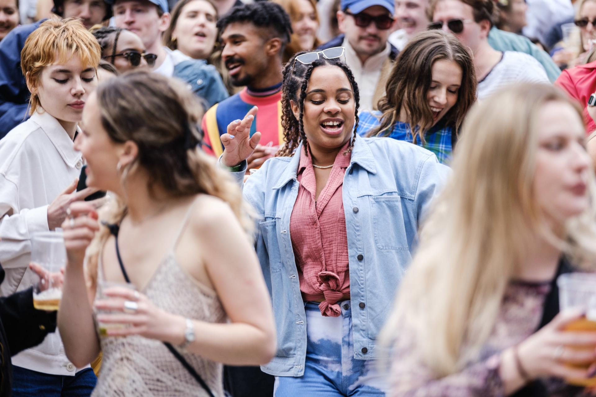 Music fans from across the city flocked to the Glasgow park