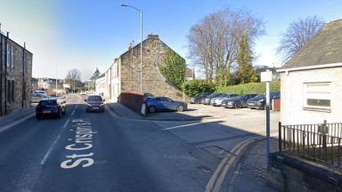 Police officer taken to hospital and man arrested after disturbance in Falkirk