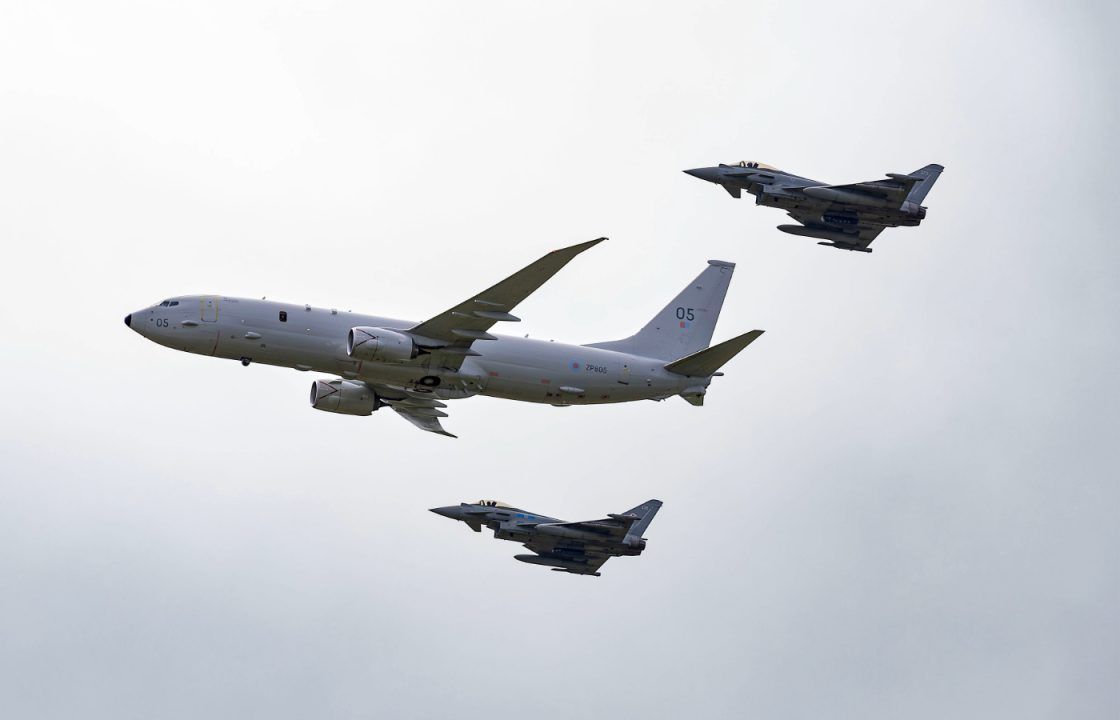 RAF planes patrolling Scotland’s skies fuelled by blend including used cooking oil