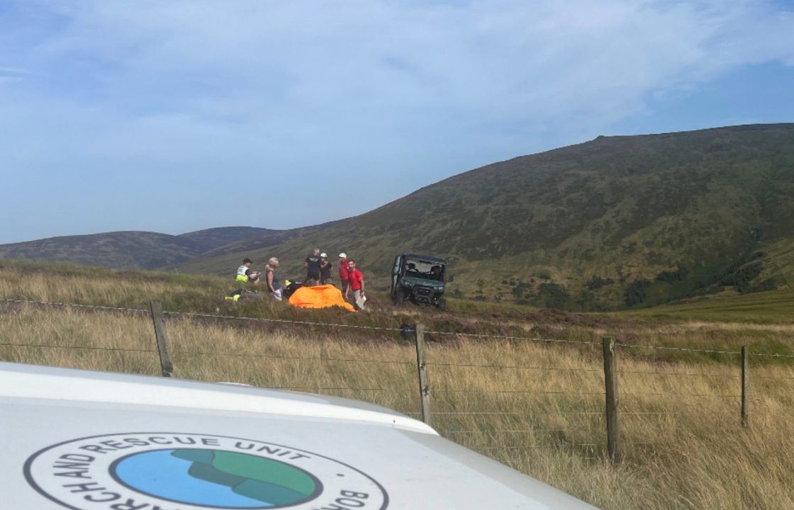 Father and son rescued from The Schill in the Cheviots after falling ill while camping