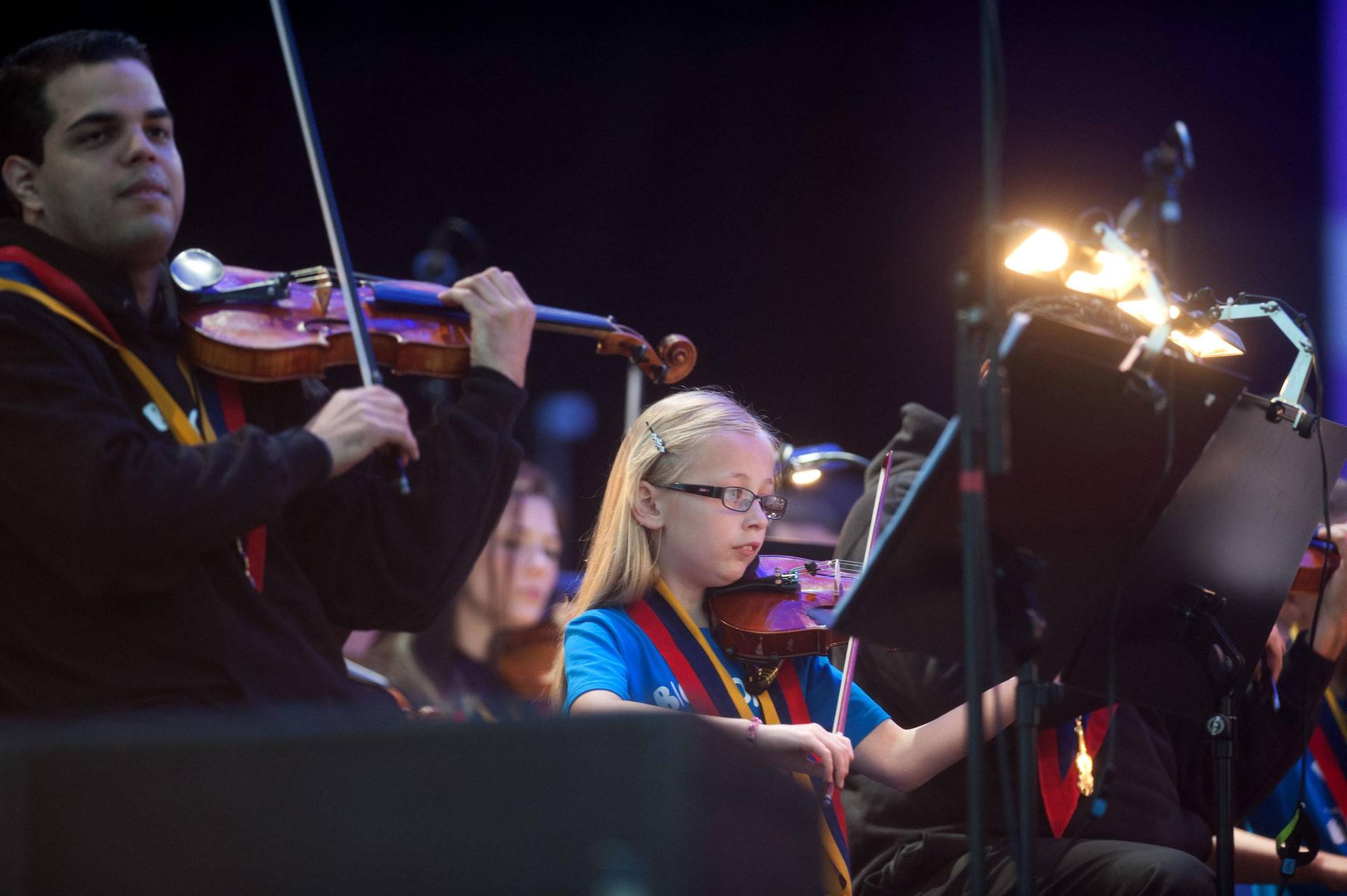 Sistema Scotland’s Big Noise project gives youngsters the chance to develop their musical talents.