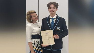 Ukrainian teen who fled war-torn country awarded school Dux after straight A results