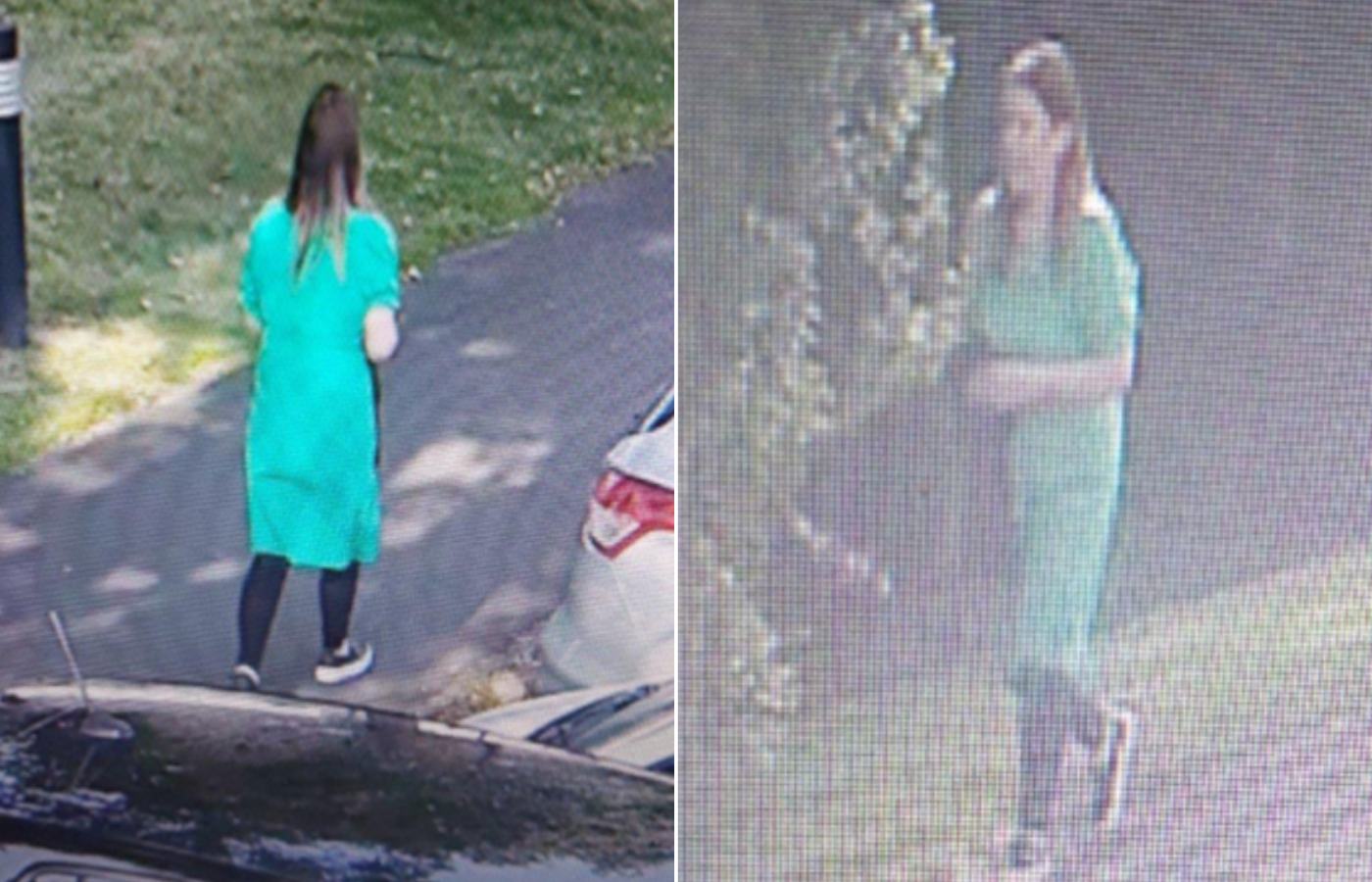 Donna McGettigan was last seen wearing a green dress, black leggings and black and white trainers.