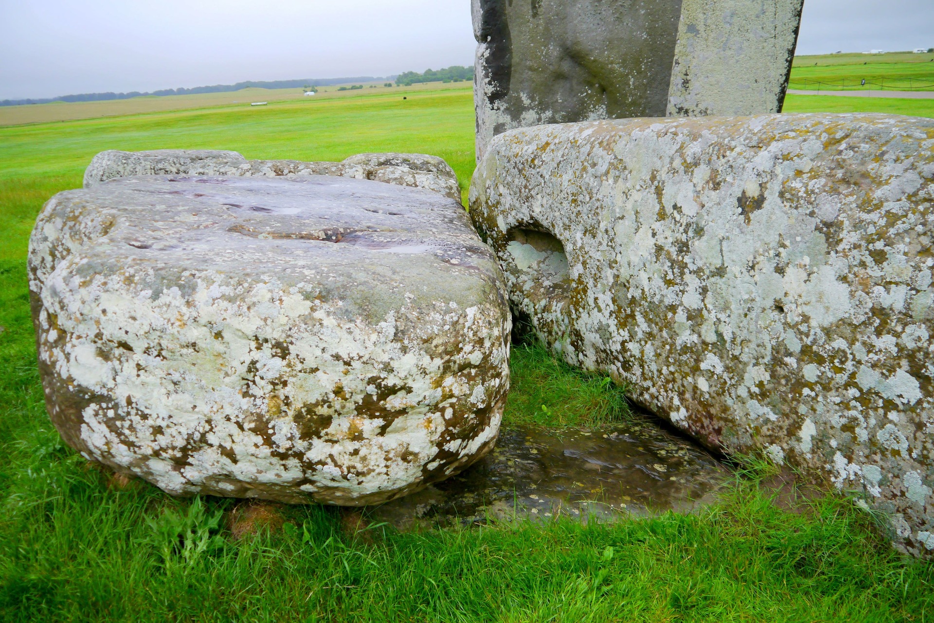 The Altar Stone, which has two other stones on top of it, is now believed to have been transported all the way from Scotland