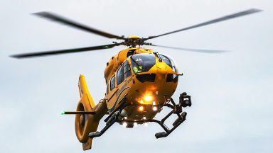 Motorcyclist fighting for life after being airlifted to hospital in Aberdeenshire