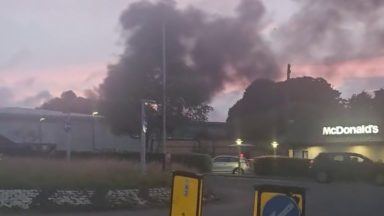 Two school boys charged after fire at Straiton Retail Park leaves shops damaged