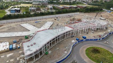 Overbudget and overdue Inverness prison taking shape