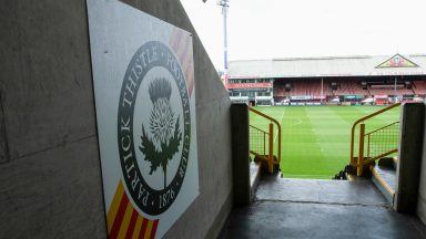 Partick Thistle’s Courtney Stewart ‘awake and alert’ after head injury