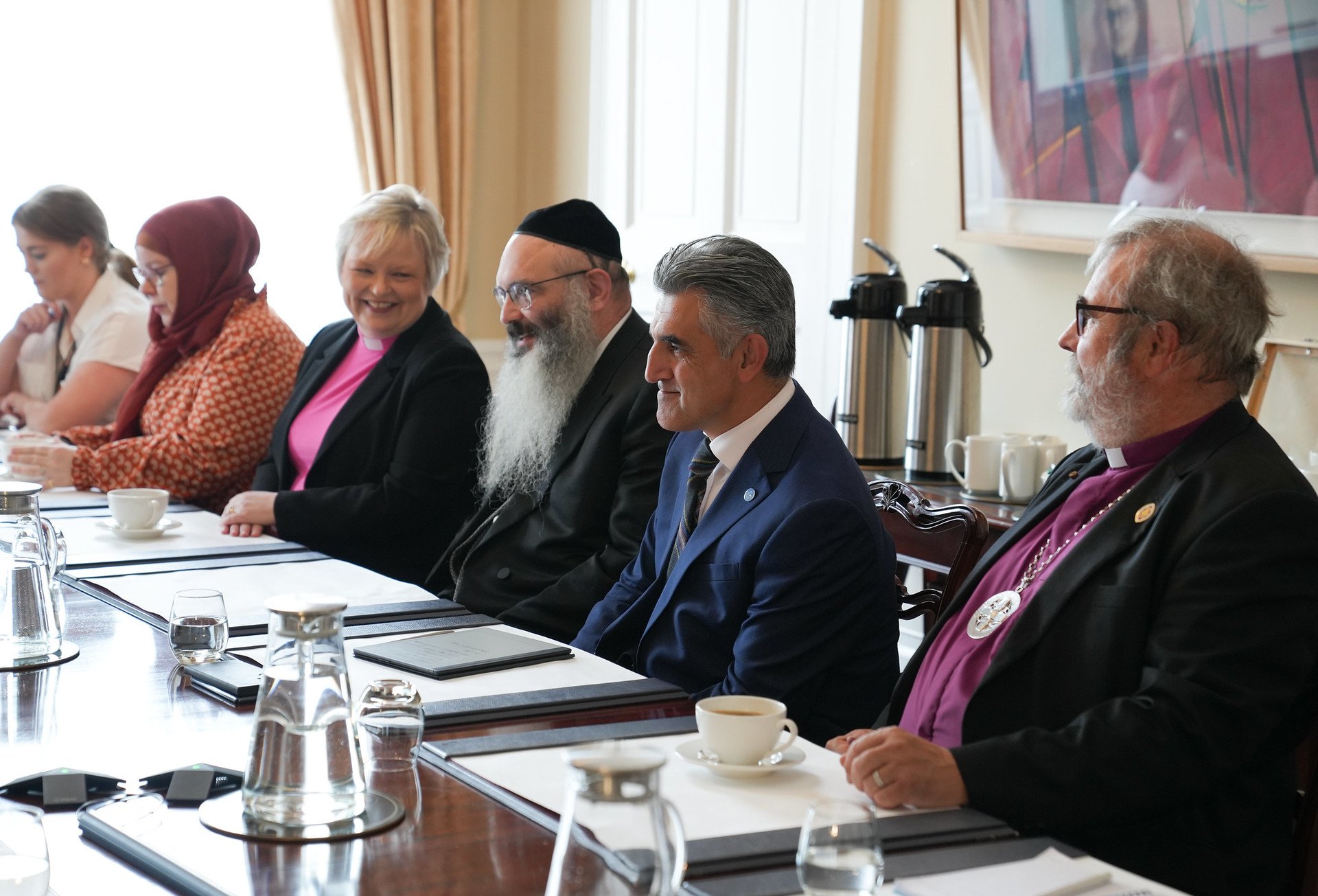 First Minister meets Faith and Community leaders - 7th August 2024