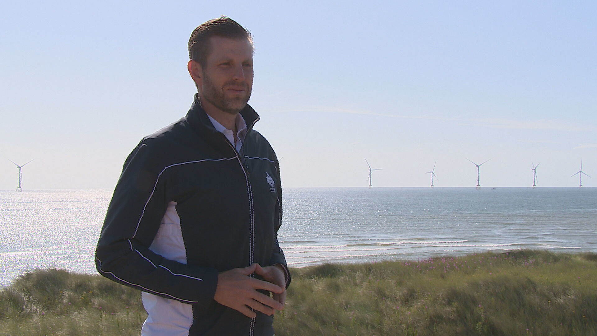 Eric Trump at Trump Scotland in Aberdeenshire