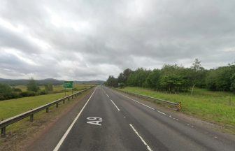 Man and woman seriously injured in hospital after three car crash in the Highlands