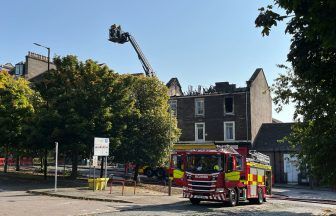 Crews battle blaze through the night after fire breaks out in Dundee tenement block