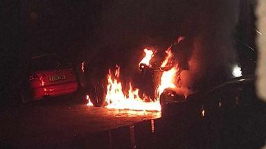 Bellshill residents woken up by ‘bangs’ after second car fire this month