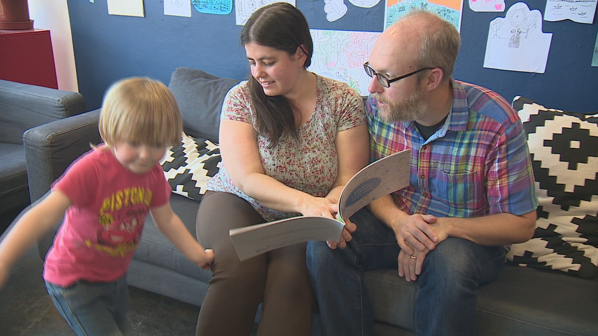 Lauren Wolfe and her family.