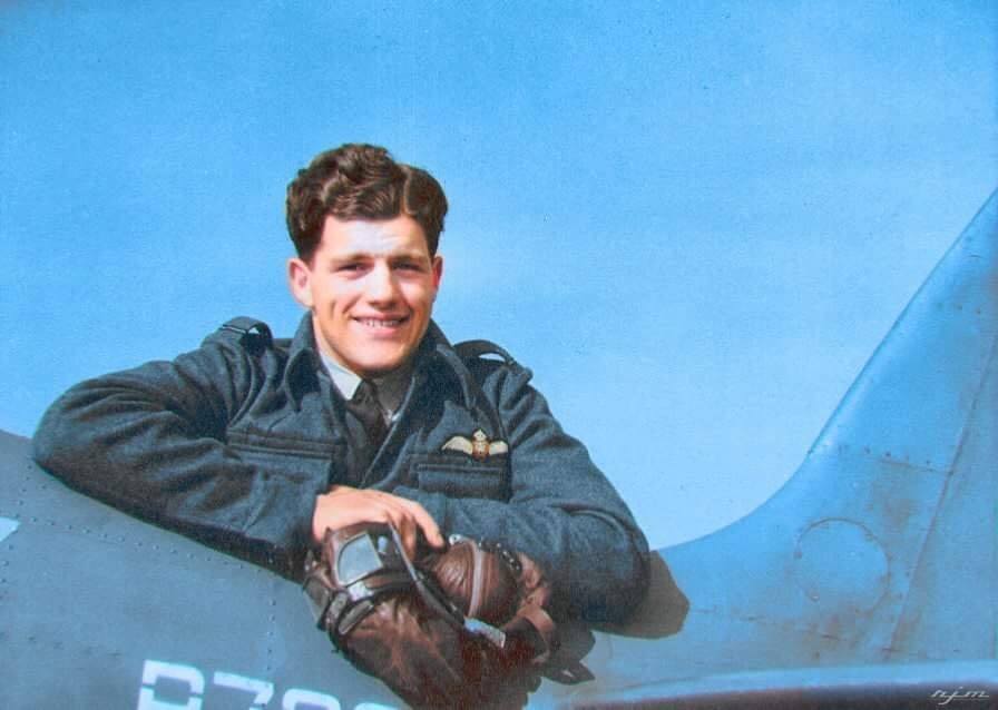 Fighter pilot Sandy Gunn was taken prisoner during the Second World War