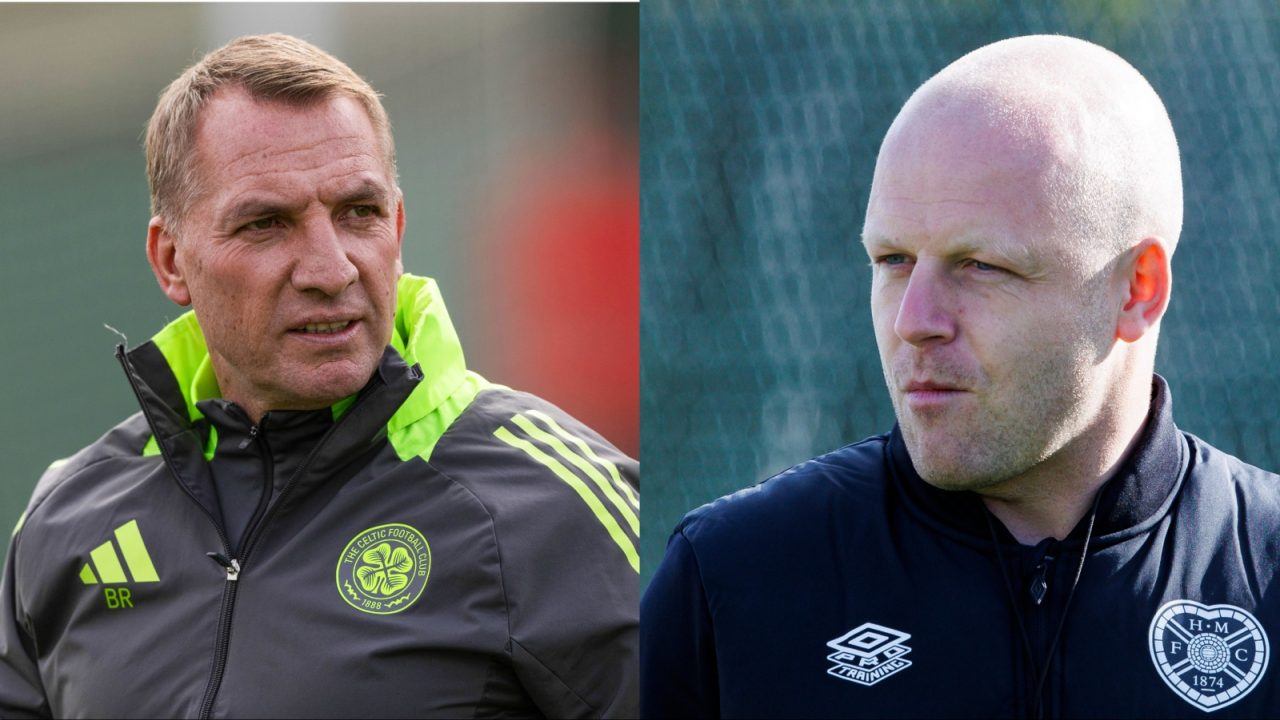 Celtic vs Hearts: Rodgers and Naismith name starting teams for Premiership clash