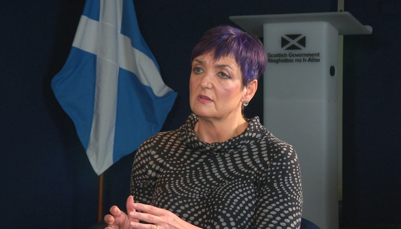 Scotland’s justice and home affairs secretary Angela Constance.