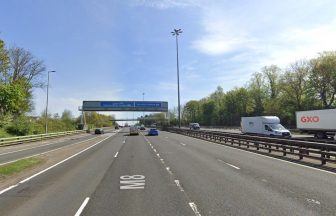 Drivers warned to expect delays after multi-vehicle crash on M8 in Glasgow