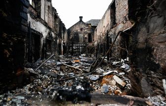 Derelict Airth Castle Hotel in Falkirk ‘deliberately’ set ablaze after firefighters battle fire through the night