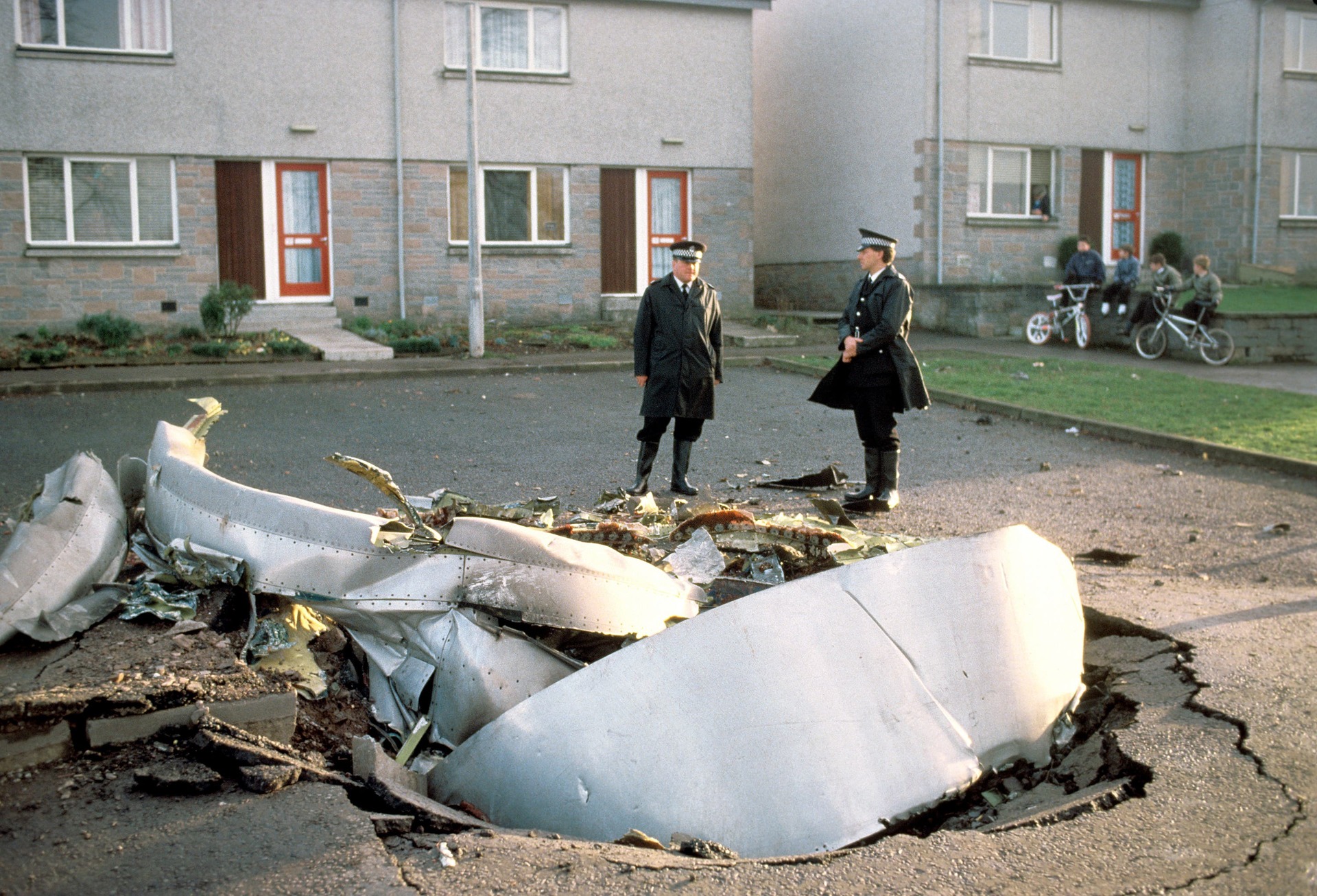 Debris from the plane landed throughout Lockerbie (PA) 