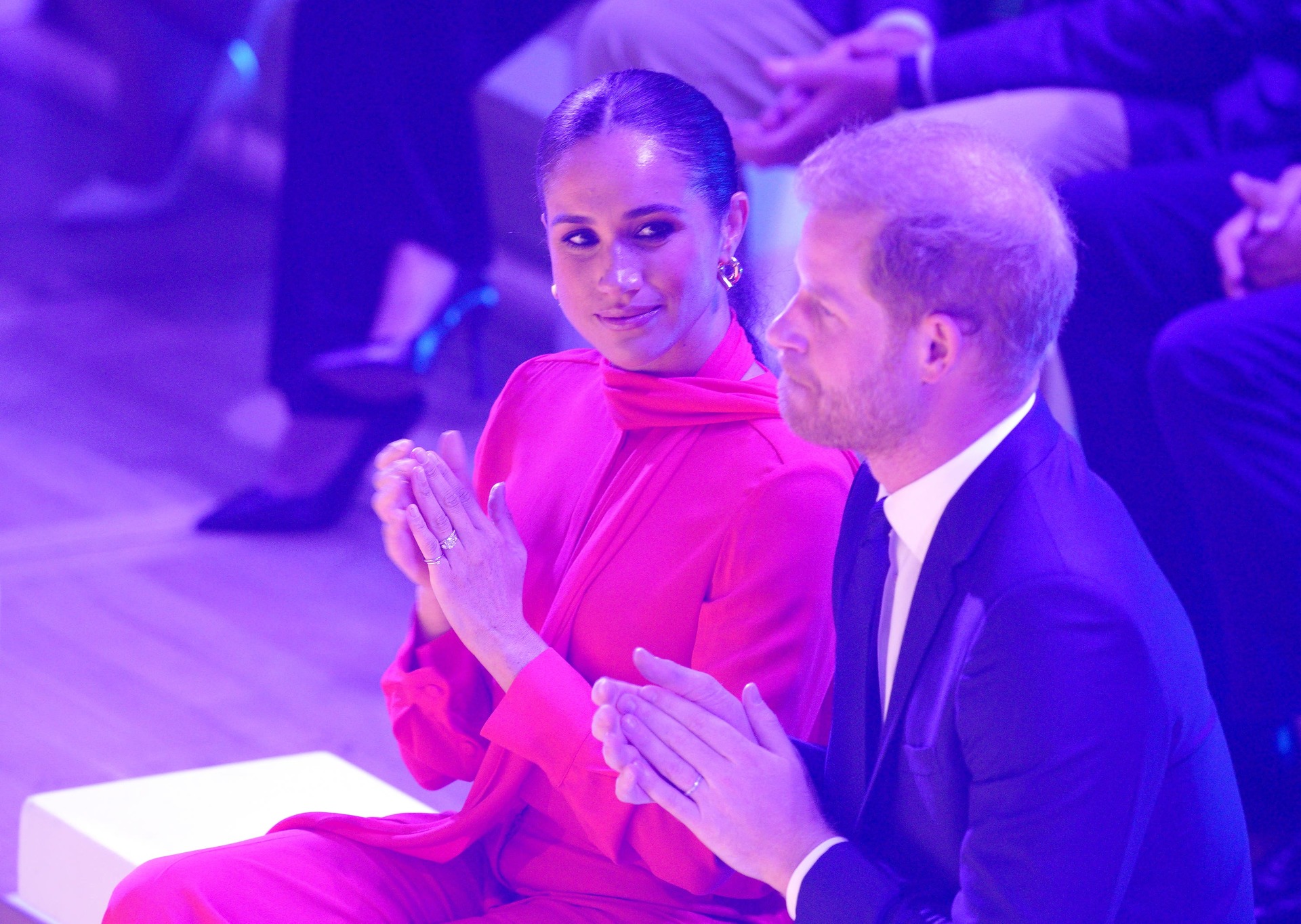 Harry and Meghan, who had attended the One Young World summit days before, were staying in Windsor (Peter Byrne/PA). 