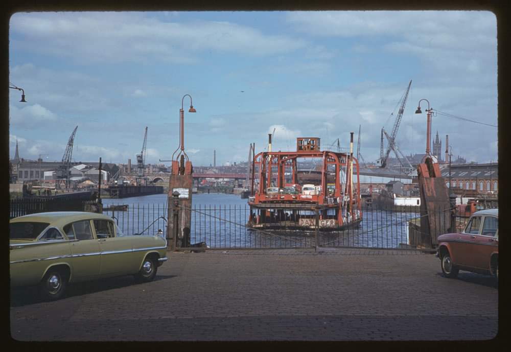 Govan Ferry winches back at Water Row at the Govan – Partick Bridge.