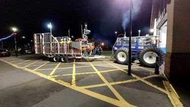 RNLI rescue kayaker who became stranded on Little Cumbrae Island amid dark and windy conditions