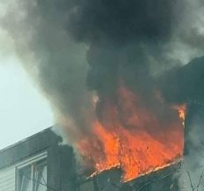 Locals urged to keep windows closed after fire breaks out at Fife flat block