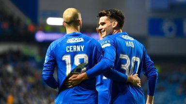 Vaclav Cerny bags brace as 10-man Rangers bounce back to winning ways