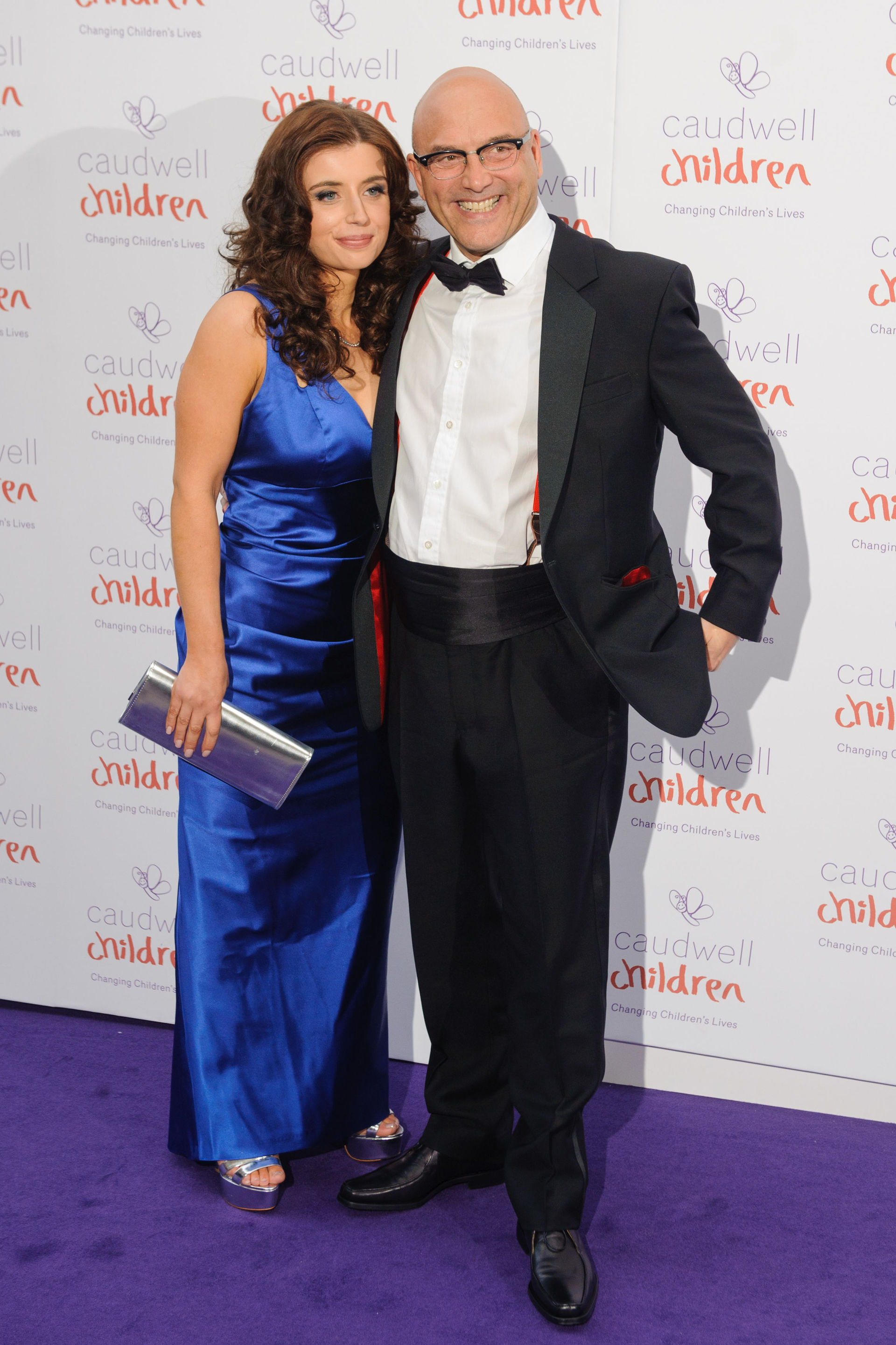 Gregg Wallace and Anne-Marie Sterpini arriving at the Caudwell Children Butterfly Ball, at the Grosvenor House hotel, in central London.