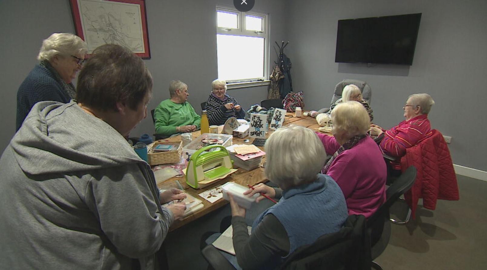 Locals have been gathering at community hub in wake of storm