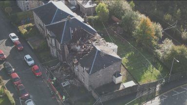 One dead after explosion rips through block of flats in Alloa