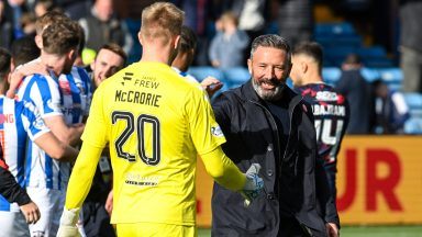 Derek McInnes applauds Kilmarnock’s mental strength after late winner over Rangers