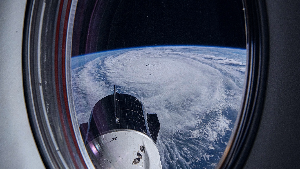 Nasa astronaut Matthew Dominick captured a birds-eye view of Hurricane Milton as it barrels towards Florida.