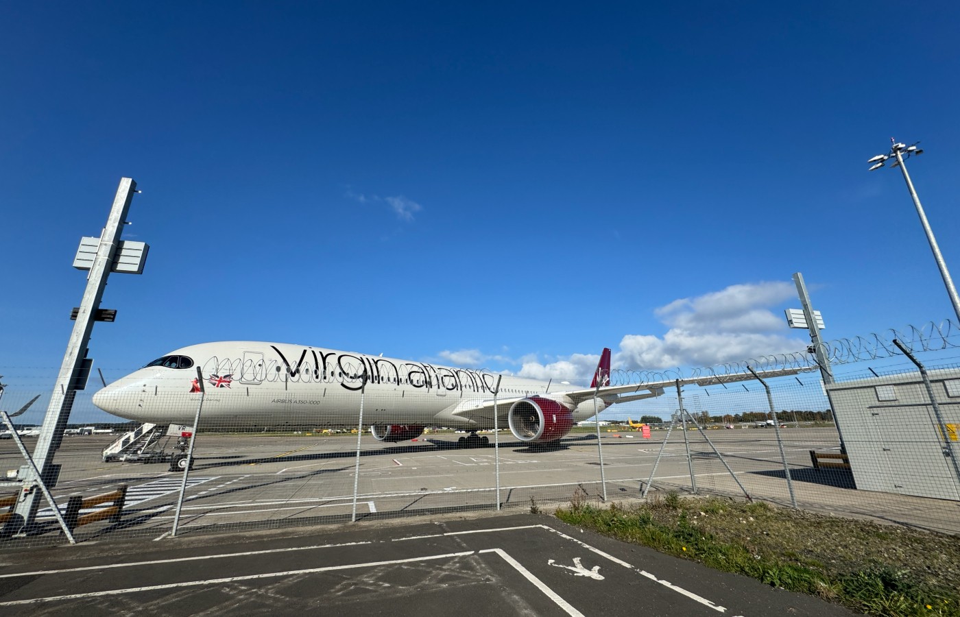 Virgin Atlantic flight due to take off for Edinburgh on Friday morning.