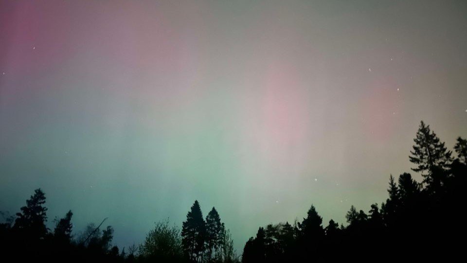 The Northern Lights were spotted in the sky above Banchory