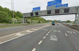 Woman, 22, in hospital after crash on M74 as police appeal for witnesses