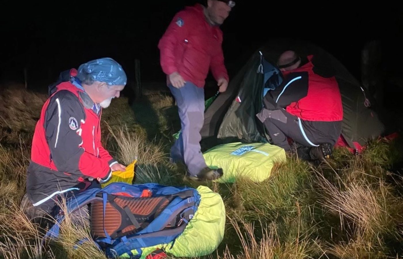 A man has been rescued after turning his ankle and 'hearing a snap' while walking on a hill in the Borders.