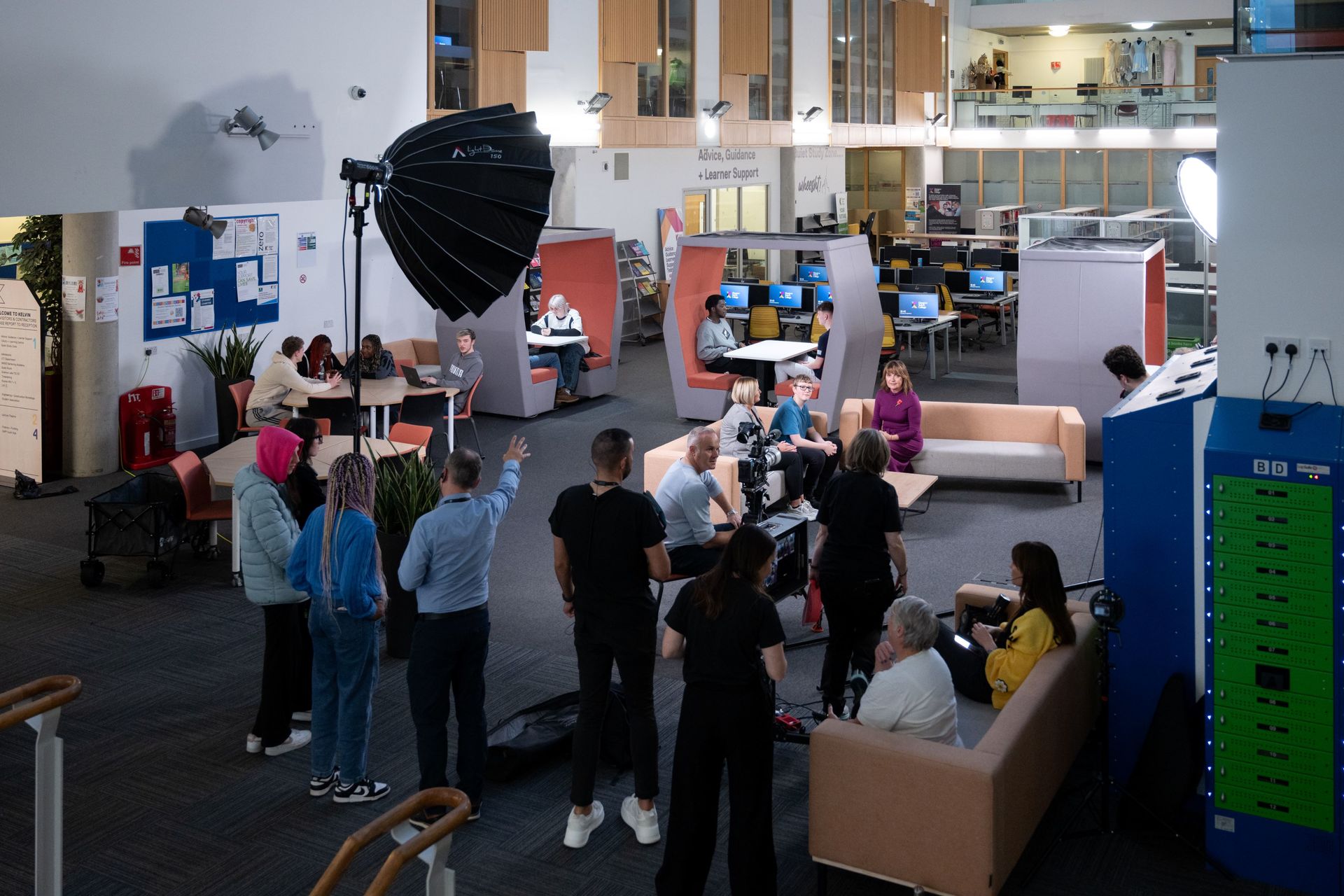 The show was filmed at Glasgow Kelvin College’s Springburn Campus.