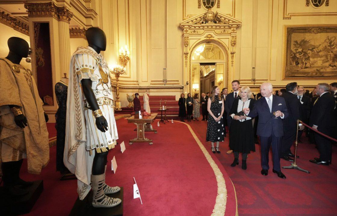 King celebrates film and TV industry at Buckingham Palace