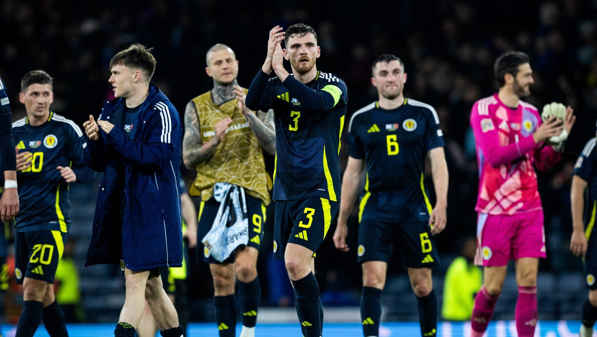 Scotland's draw against Portugal ket their slim hopes of progress alive. (Photo by Craig Williamson / SNS Group)