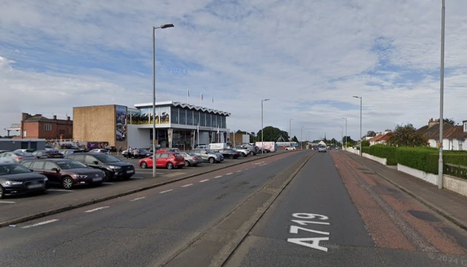 Child, four, and woman in hospital after being struck by car in Ayr