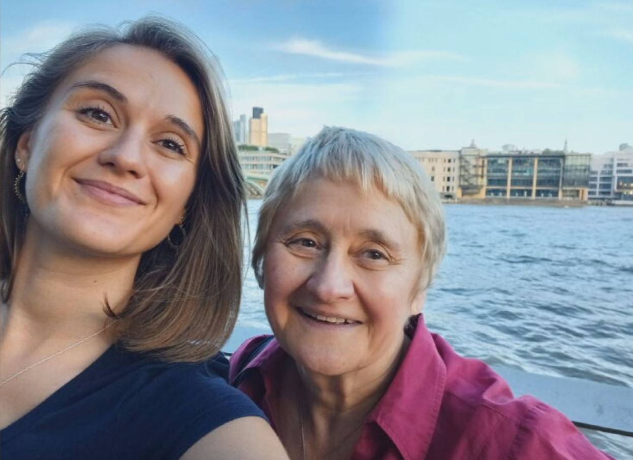 Catriona with her mum Jane, 73